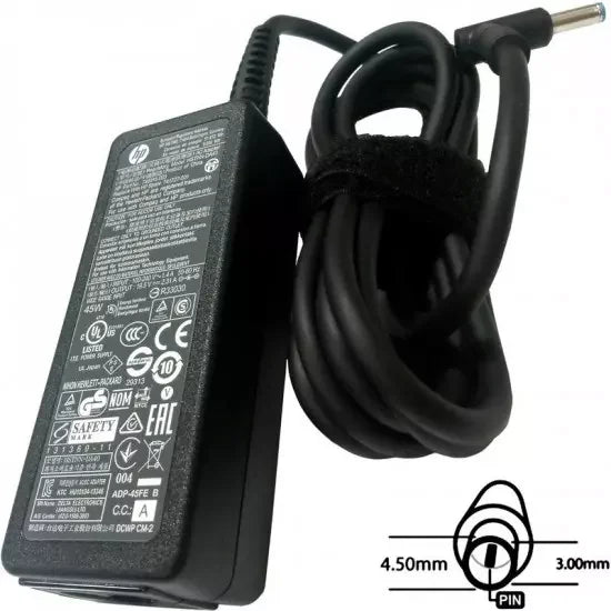 POWER ADAPTER 45W, 19.5V 4.5X3.0MM, ORIGINAL HP - eBuy UAE